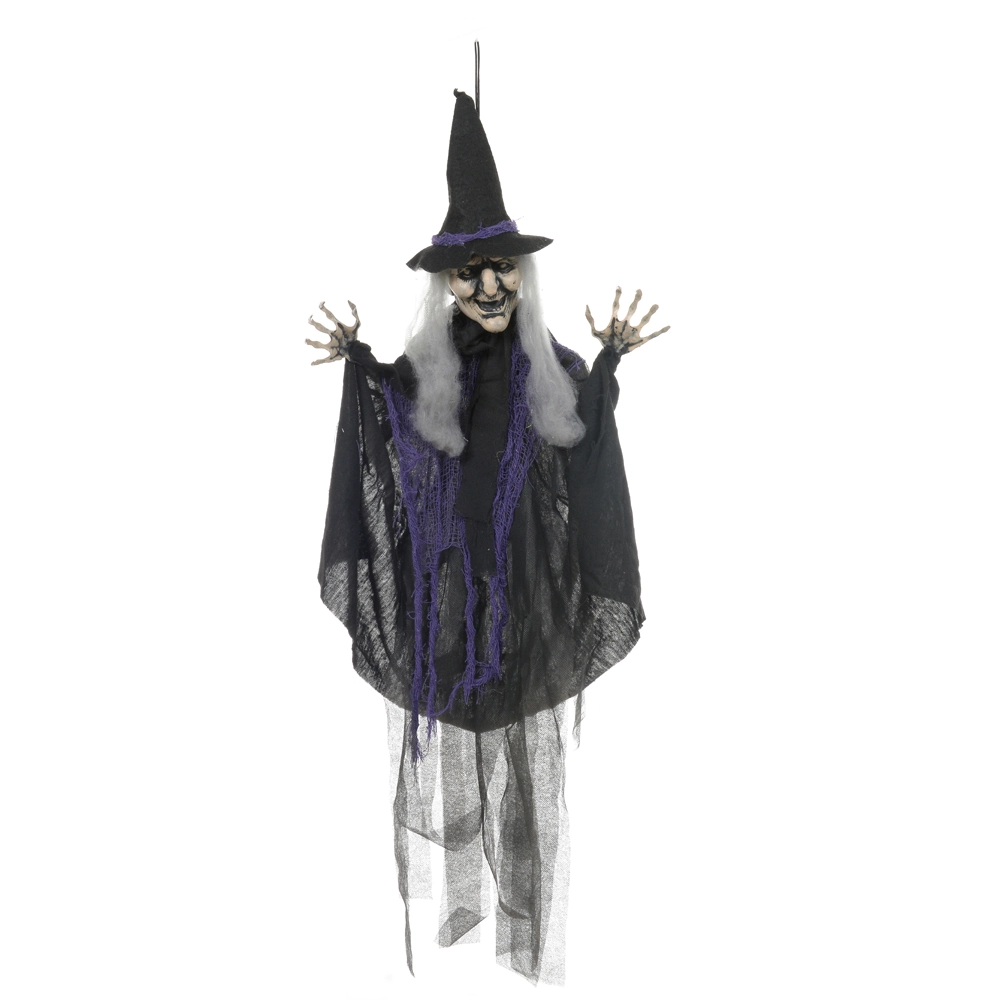 Bruxa Halloween Preto Roxo 95cm 50006001 Dea