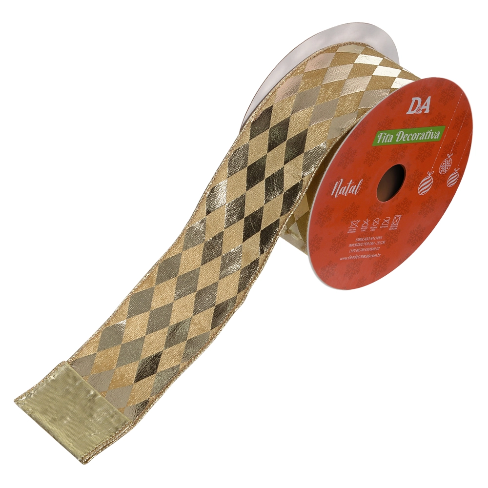 Fita Aramada Veludo Dupla Face Costura Bg Dou 6.3cmx9.14m 50014002 Dea