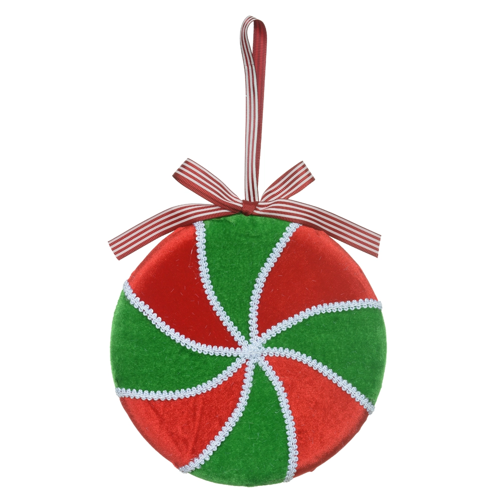 Enfeite Natal Bombom Verde Vermelho 19cm 50726001 Dea