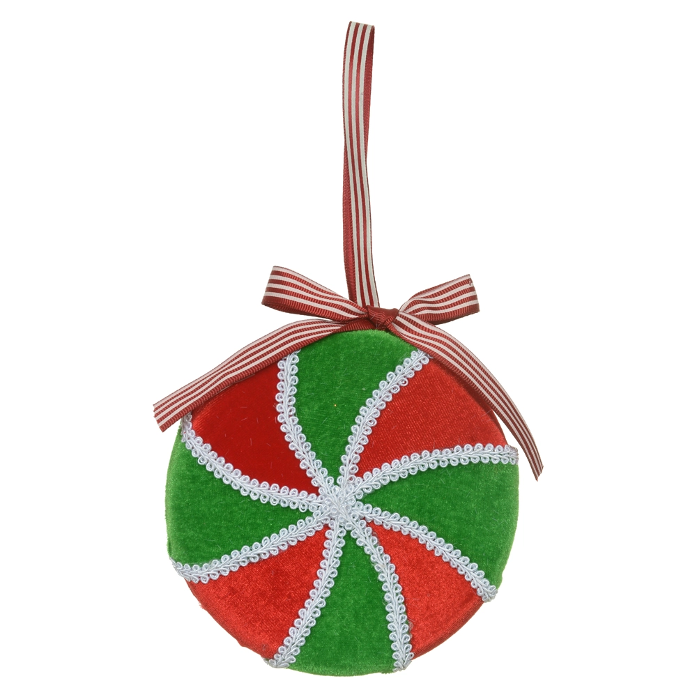 Enfeite Natal Bombom Verde Vermelho 14cm 50727001 Dea