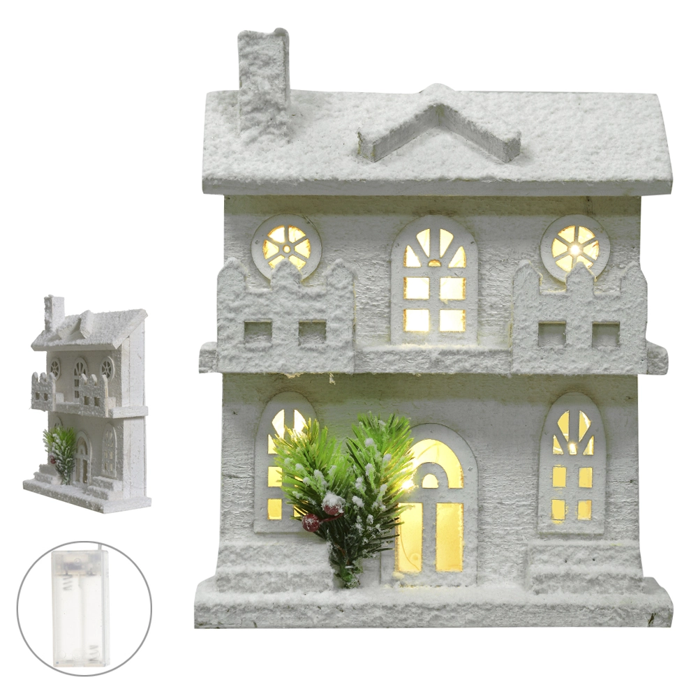 Casa Natal Led Branco 26cm 50799002 Dea