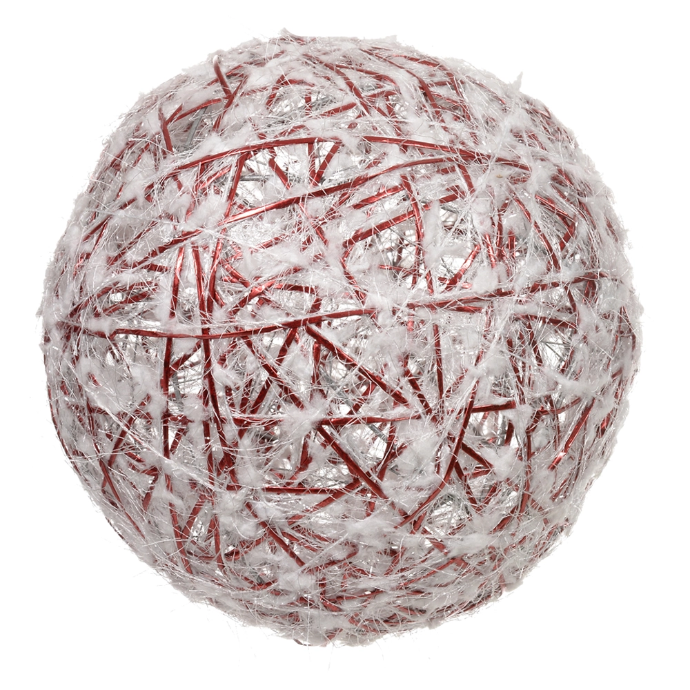 Bola Natal Aramada Vermelha 15cm 47820002 Dea