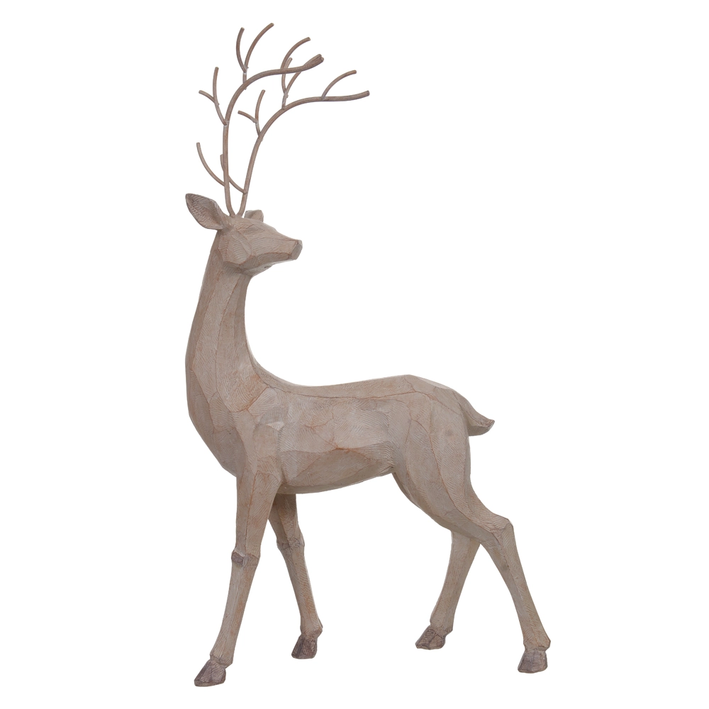 Resina Natal Rena Bege 50cm 51053001 Dea