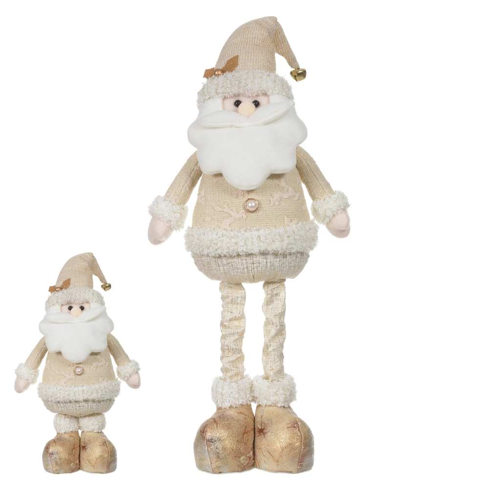 Boneco Natal Papai Noel Pe Extensor Champanhe 58cm 51246001 Dea