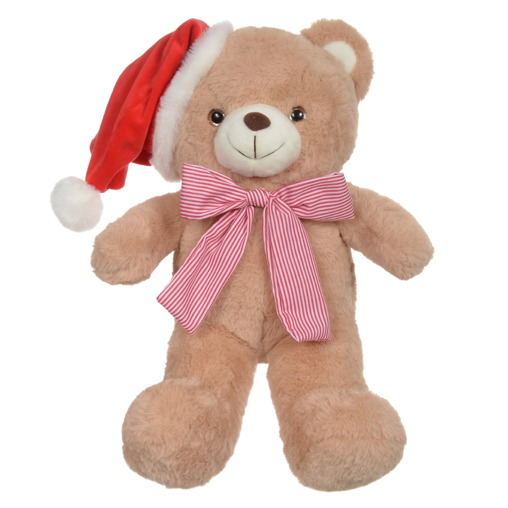Enfeite Urso Natal Vermelho Branco 40cm 44087002 Dea
