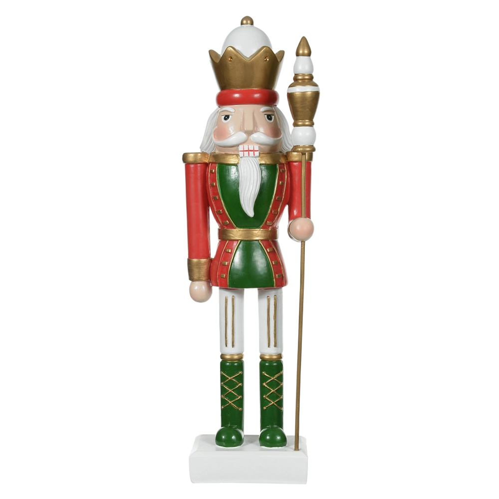 Resina Natal Quebra Nozes Verm Vd 39.5x12cm 51370001 Dea