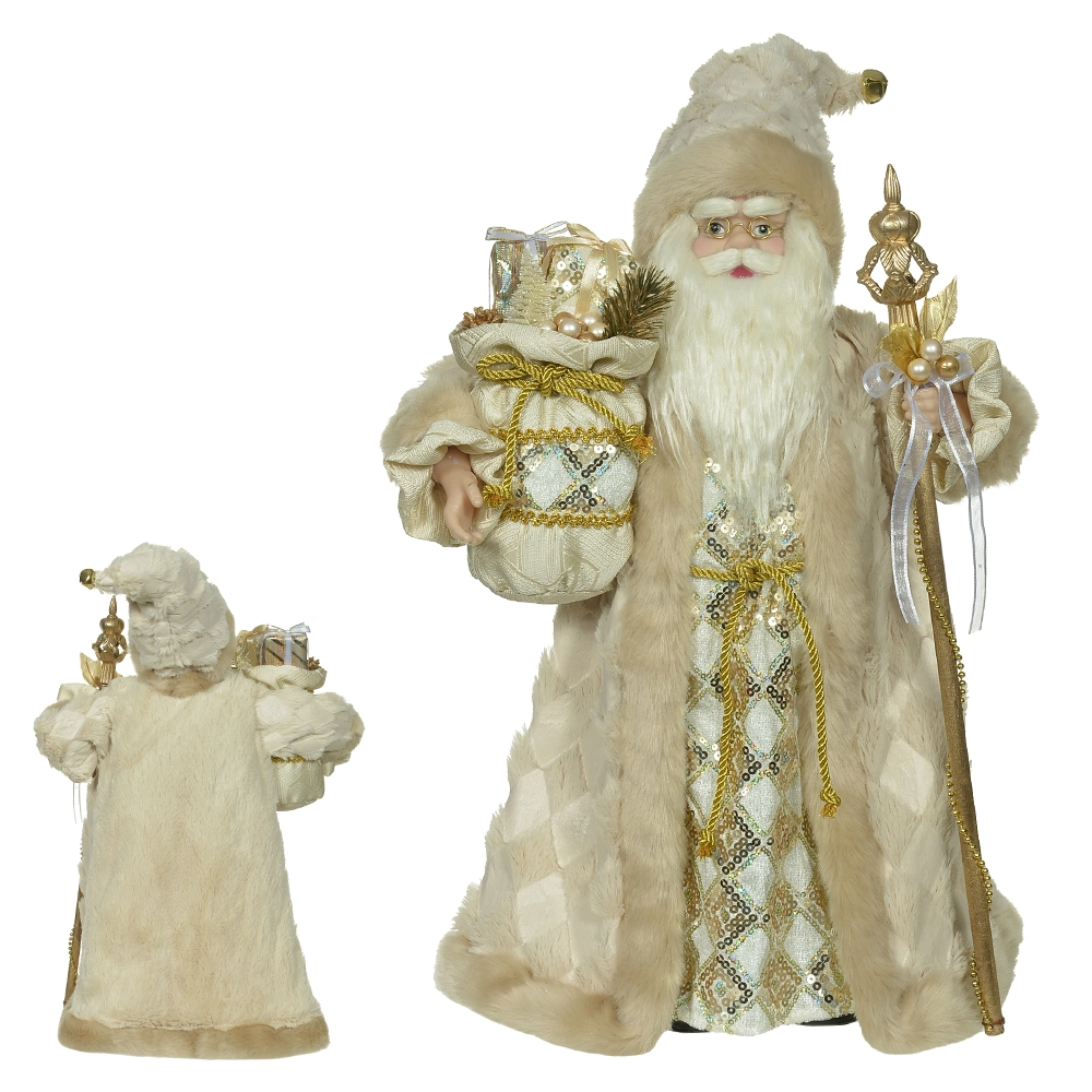 Papai Noel Natal Pe Champanhe 45cm 51520001 Dea
