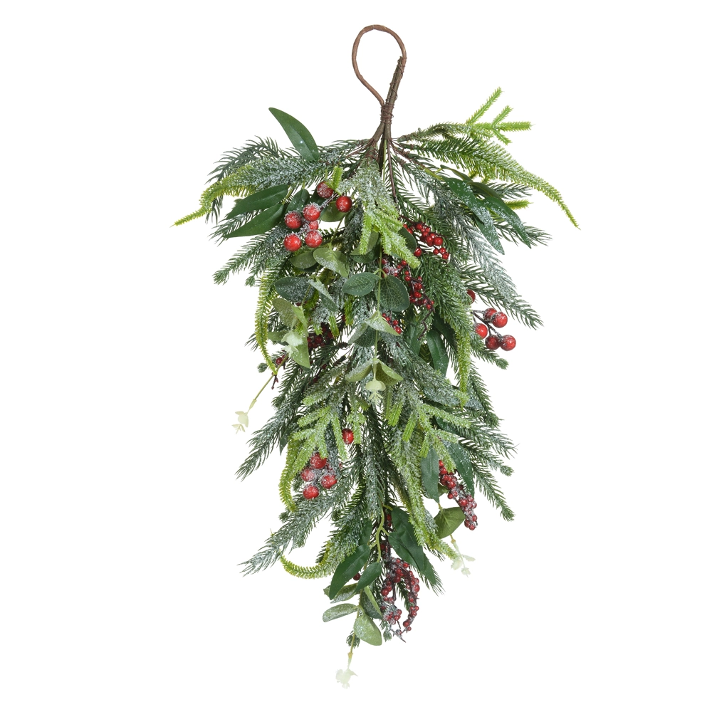 Festao Nevado Berry Vermelho 55cm 51967001 Dea