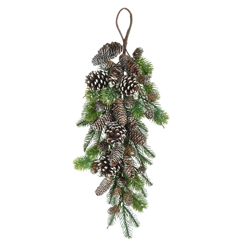 Pendente Berry Pinha Natal Bco 64cm 51977001 Dea