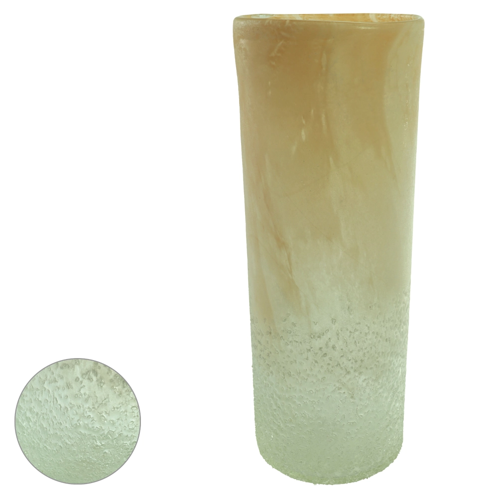 Vaso Vidro Bege 40cm 53274001 Dea