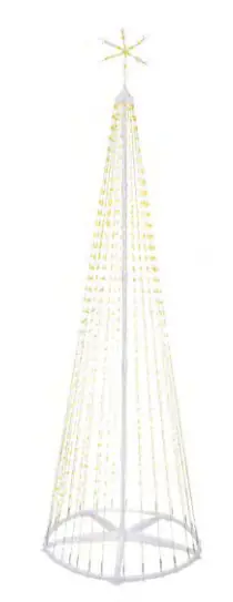 Arvore 657 Led Uso Externo Bivolt Branc