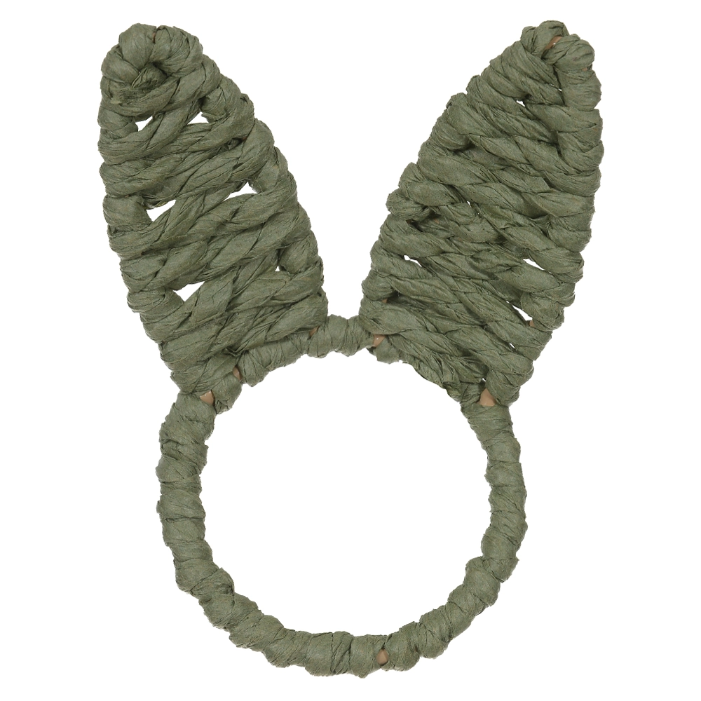 Porta Guardanapo Pascoa Orelhas Verde 10x5cm 54293003 Dea