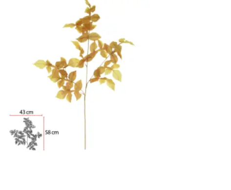 C.galho Folha X13 Marrom 2t Outono 96cm Florarte Vol. 10