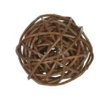 Bola Rustica Cipo Marrom 10cm Dea