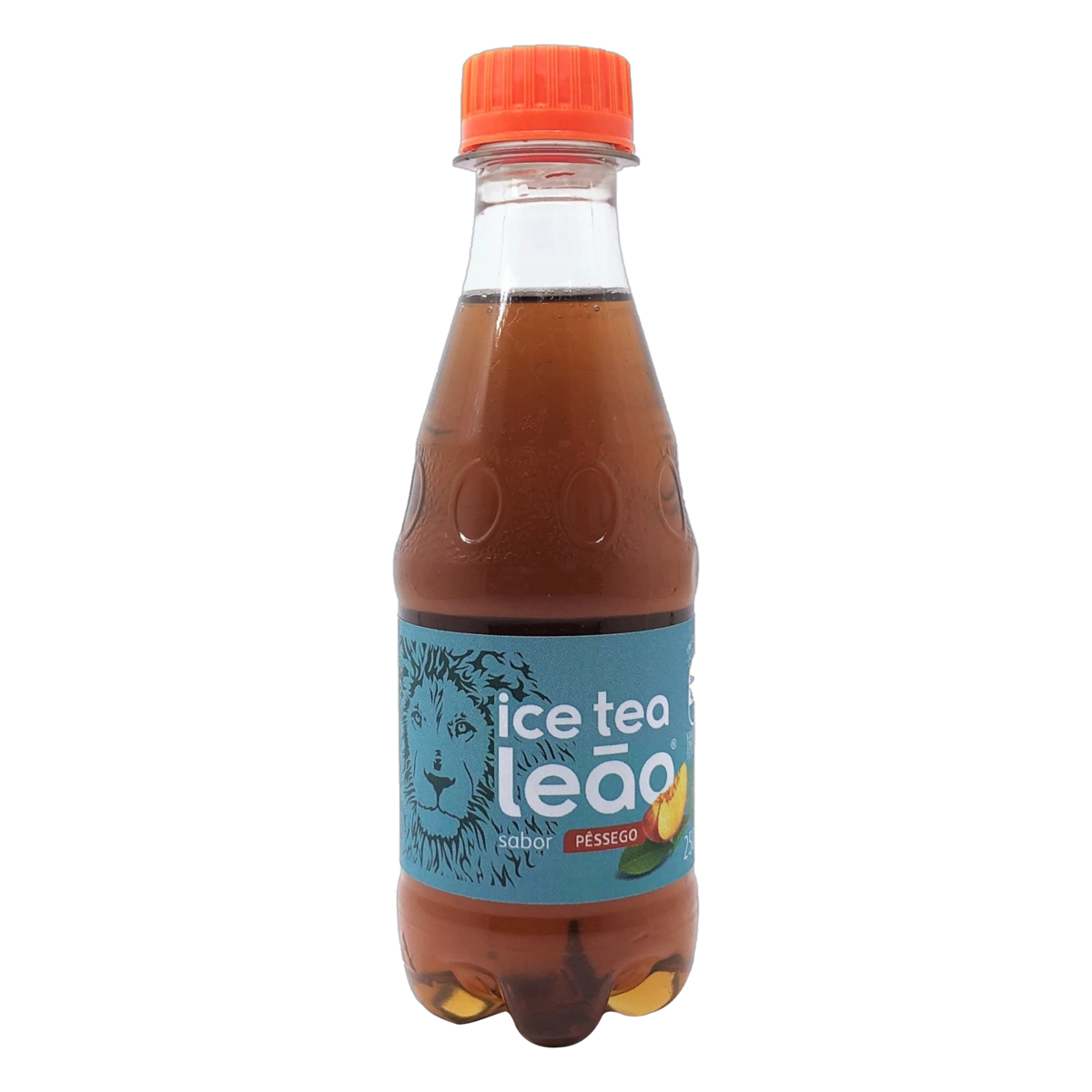 Chá Preto Ice Tea Pêssego Leão Garrafa 250ml