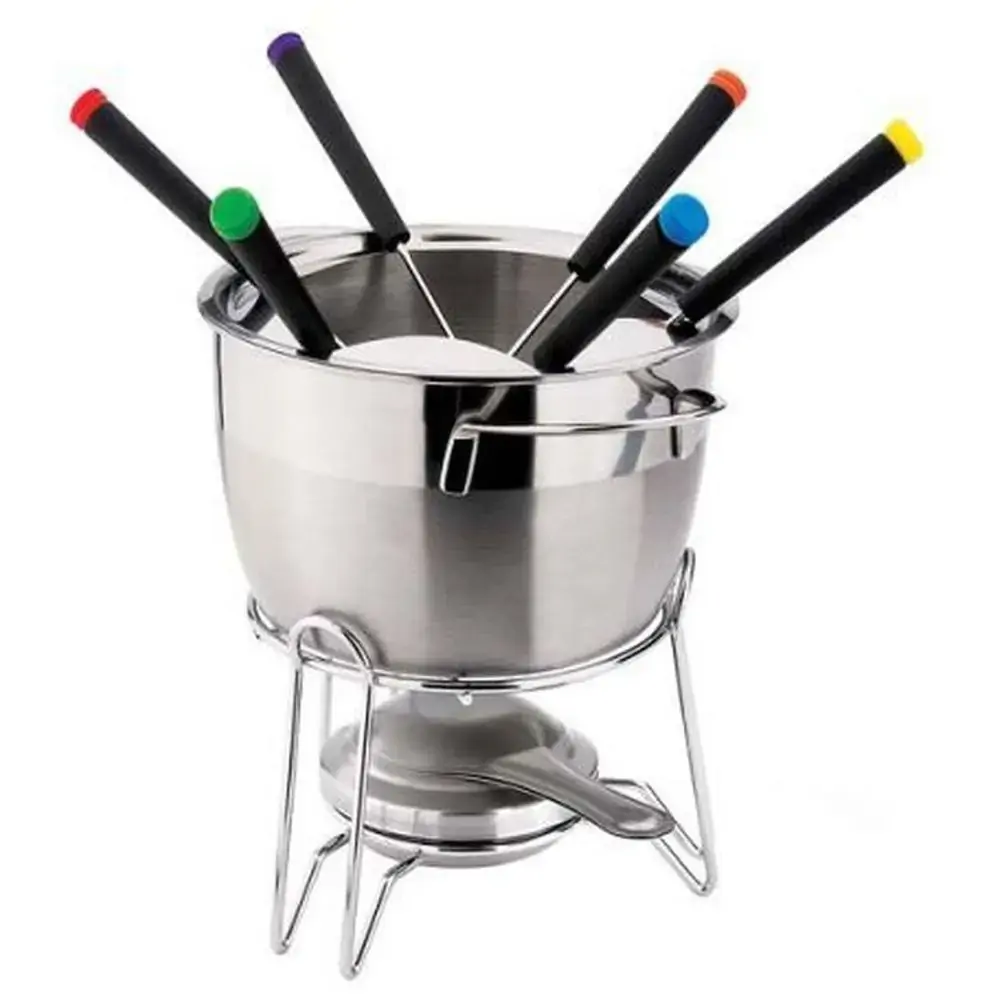 Jogo Fondue 10 Pcs Inox Ricaelle