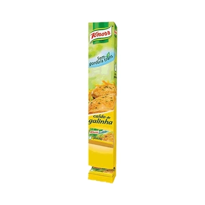 Caldo Tablete Galinha Knorr Mais Sabor Caixa 19g 2 Unidades
