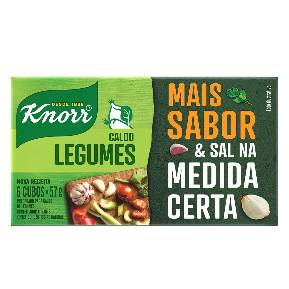 Caldo Knorr Legumes 6 cubos
