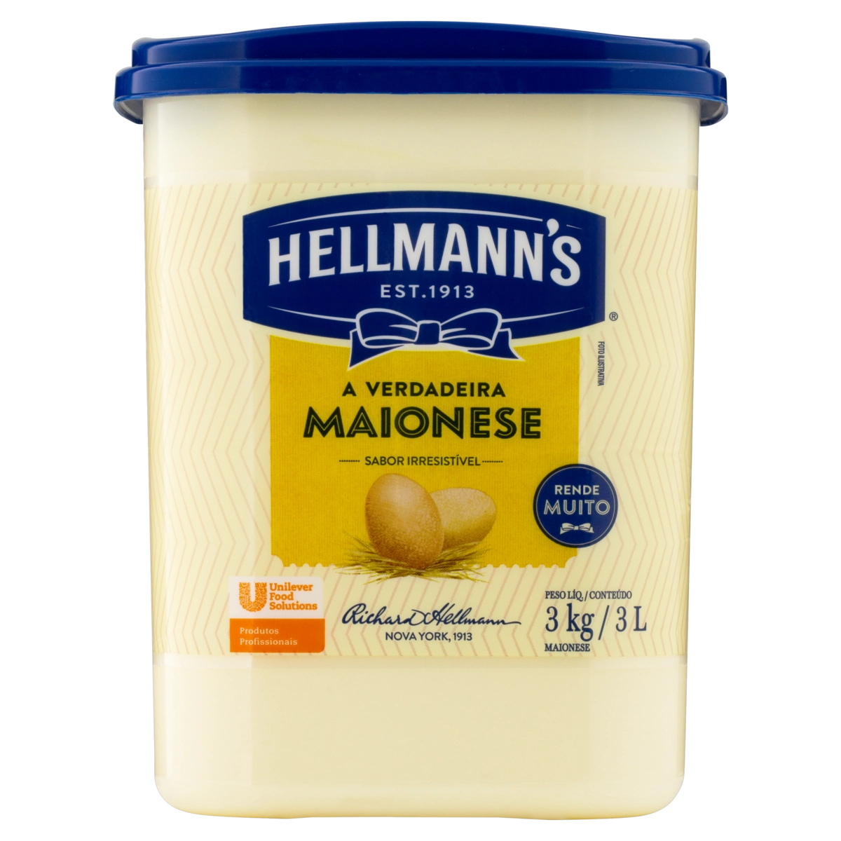 Maionese Hell Tradicional | Maionese Helmanns 3kg