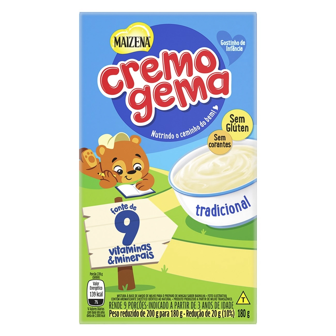 Mingau Tradicional Maizena Cremogema Caixa 200g
