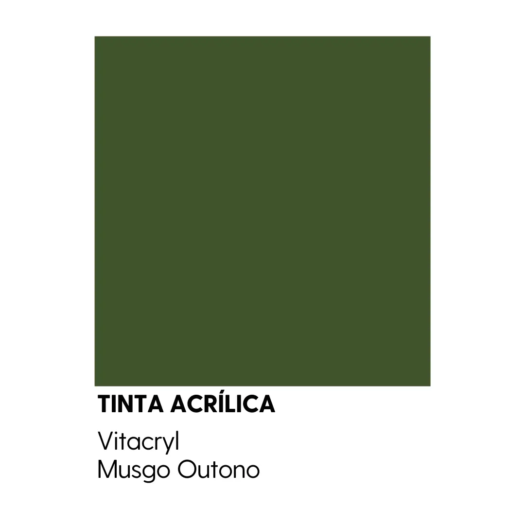 Tinta Emborrachada Acetinada Verdes - Musgo De Outono - 3 6 Lts