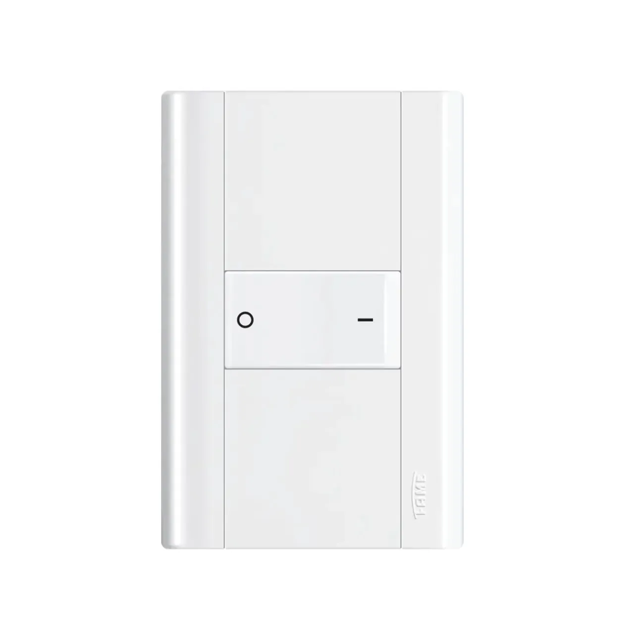 Interruptor Bipolar Com Placa 4x2 Fame Modulare Branco