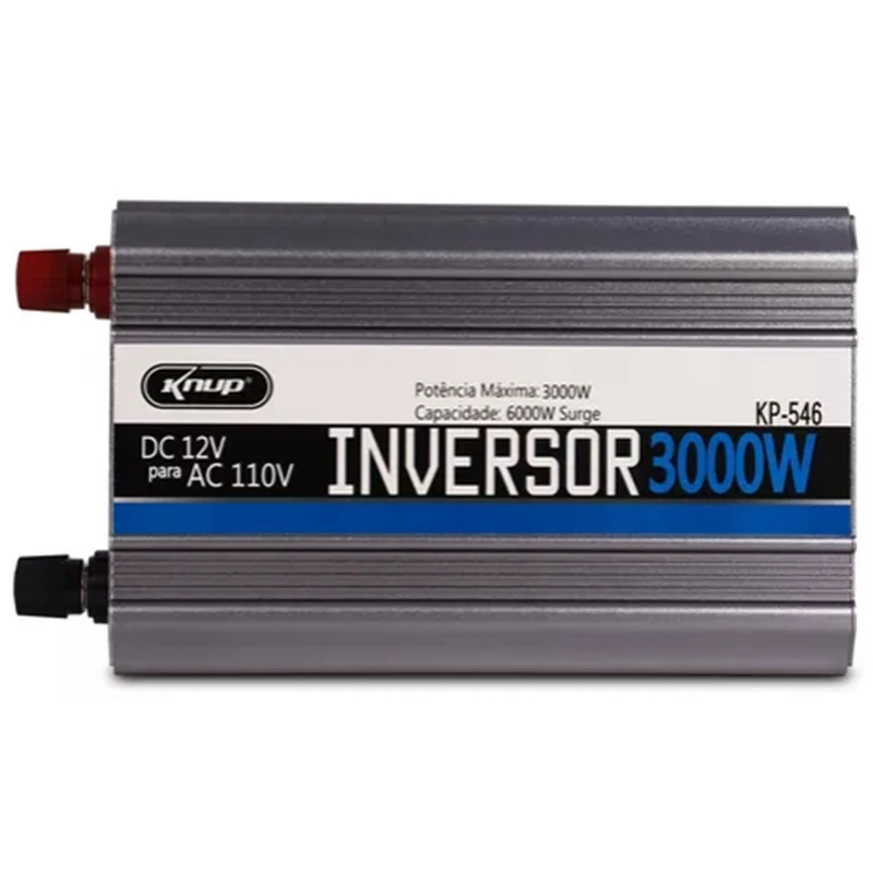 Conversor 12v Pra 110v 3000w Inversor Para Ligar Notebook
