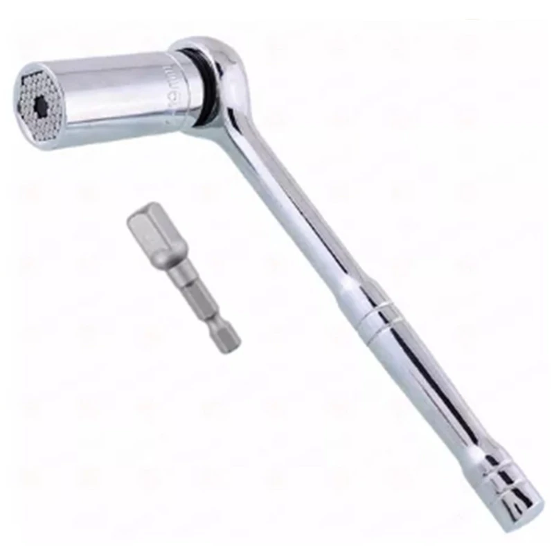 Ferramenta Universal Soquete 7mm A 19mm C/ Catraca