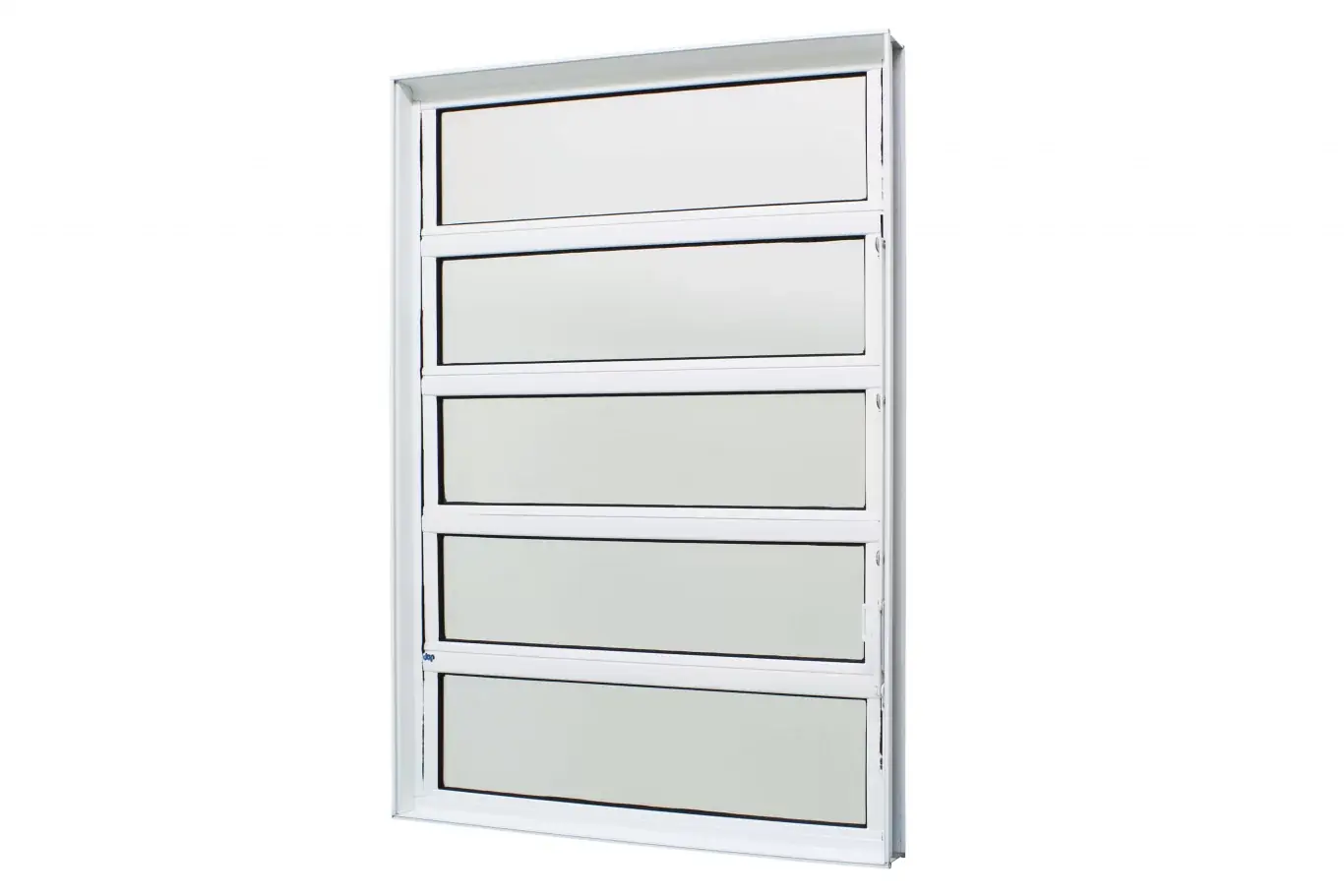 Janela Basculante Alumínio Branco 100x80x6cm Jap Caribe Max