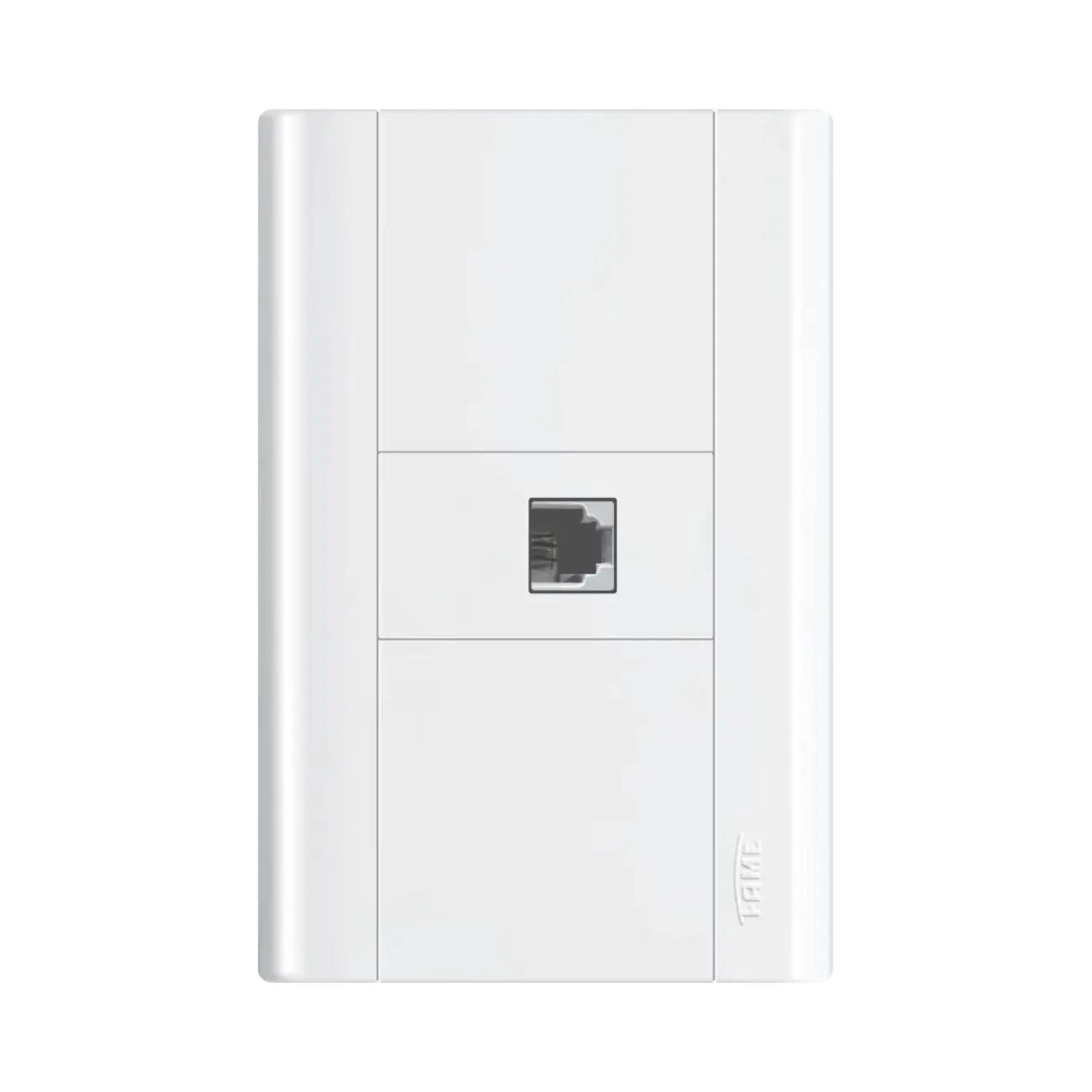 Tomada Para Tel. Rj 11 2 Vias Com Placa 4x2 Fame Modulare Branco