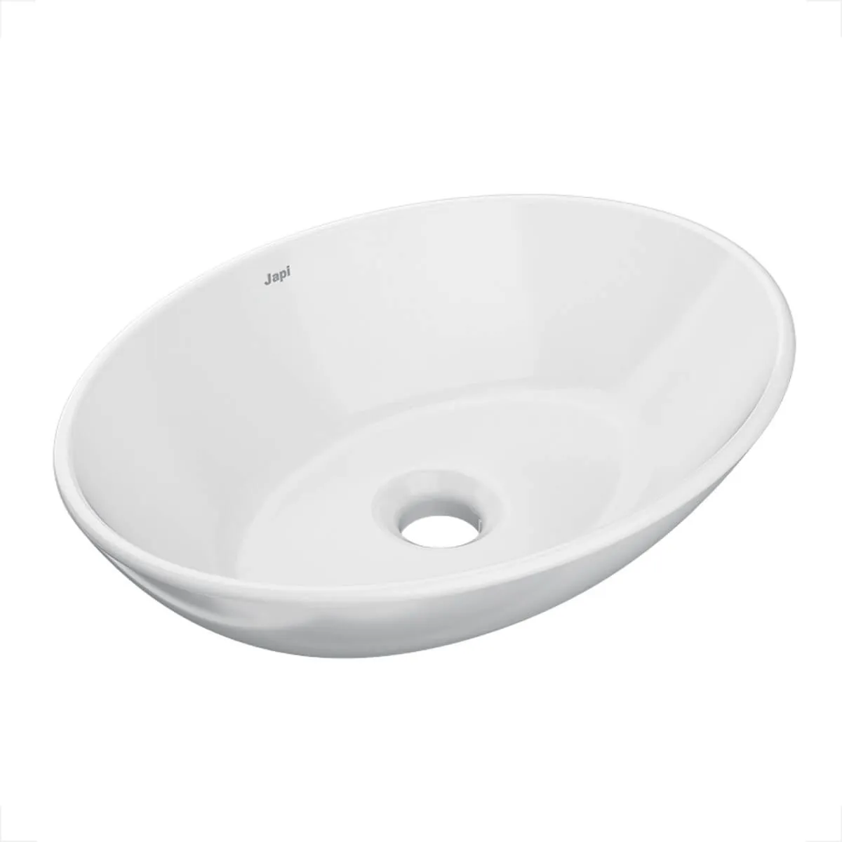 Cuba Japi De Apoio Modena Oval Branca 41x35x12