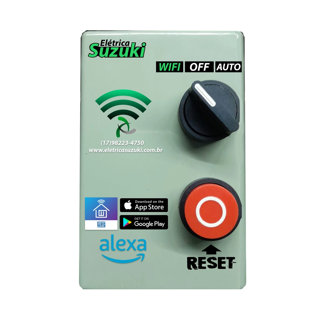 Chave Partida Wifi Alexa 1,5 Cv Qcx2-093 4,0-6,0a 220v