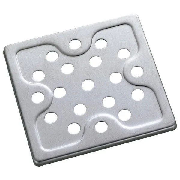 Grelha Meber Inox Quadrada 1810 C 10 Cm Cromado