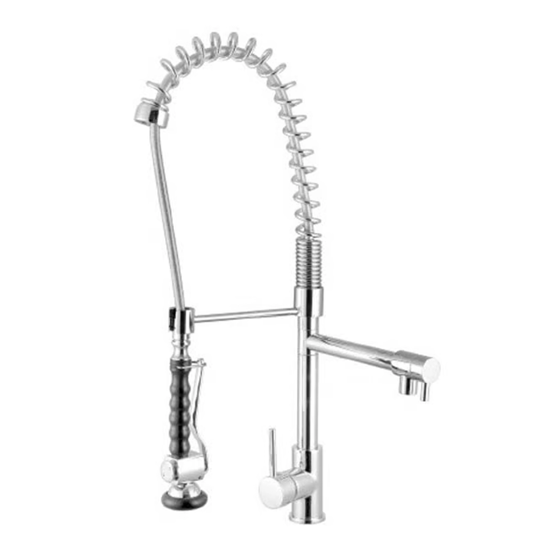 Torneira Monocomando Gourmet para Pia de Cozinha Bica Alta Cromada Minimal Meber
