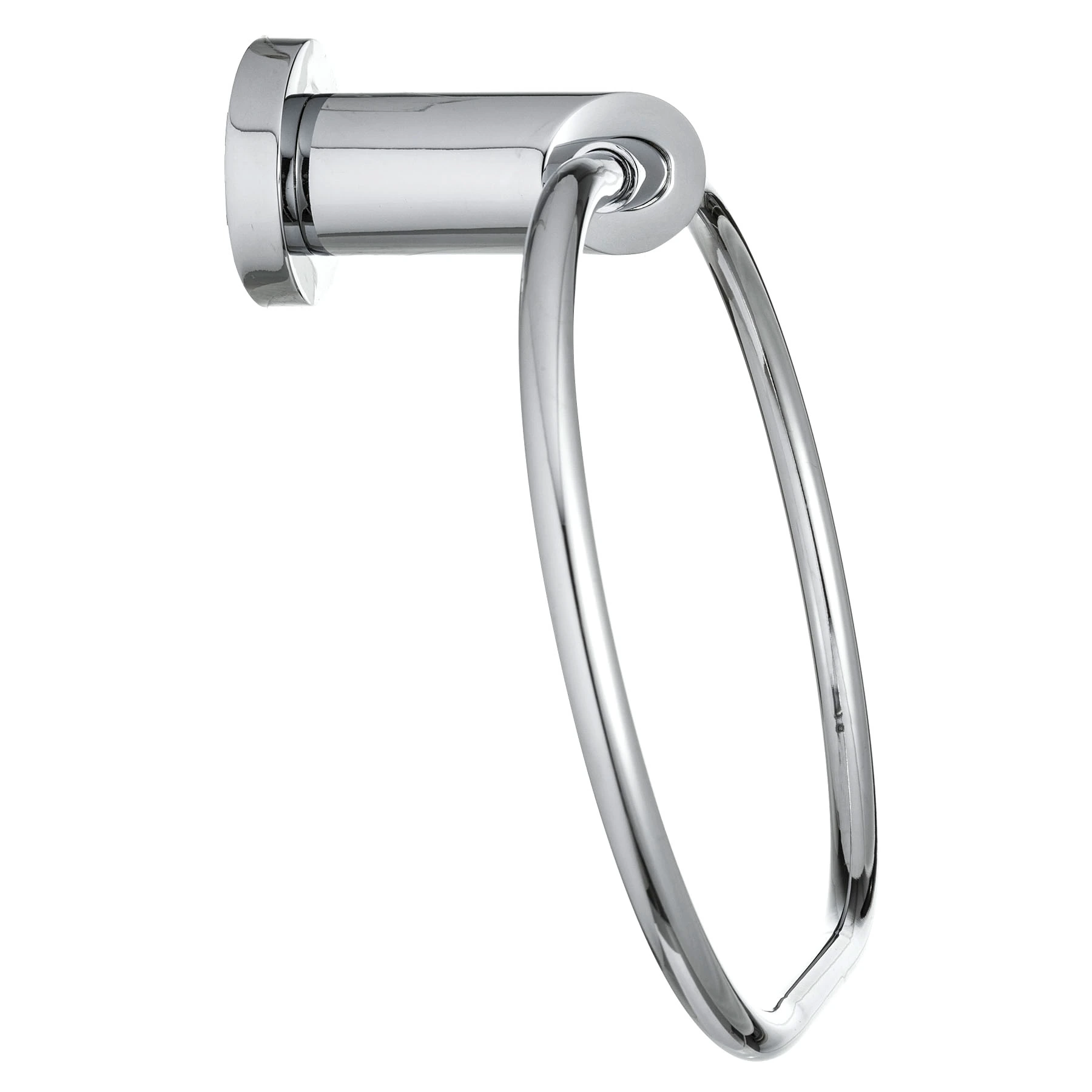 Porta Toalha Rosto Metal Argola Minimal Meber