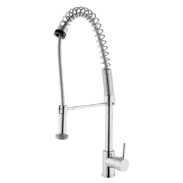 Torneira Monocomando Gourmet para Pia de Cozinha Bica Alta Cromada Minimal Meber