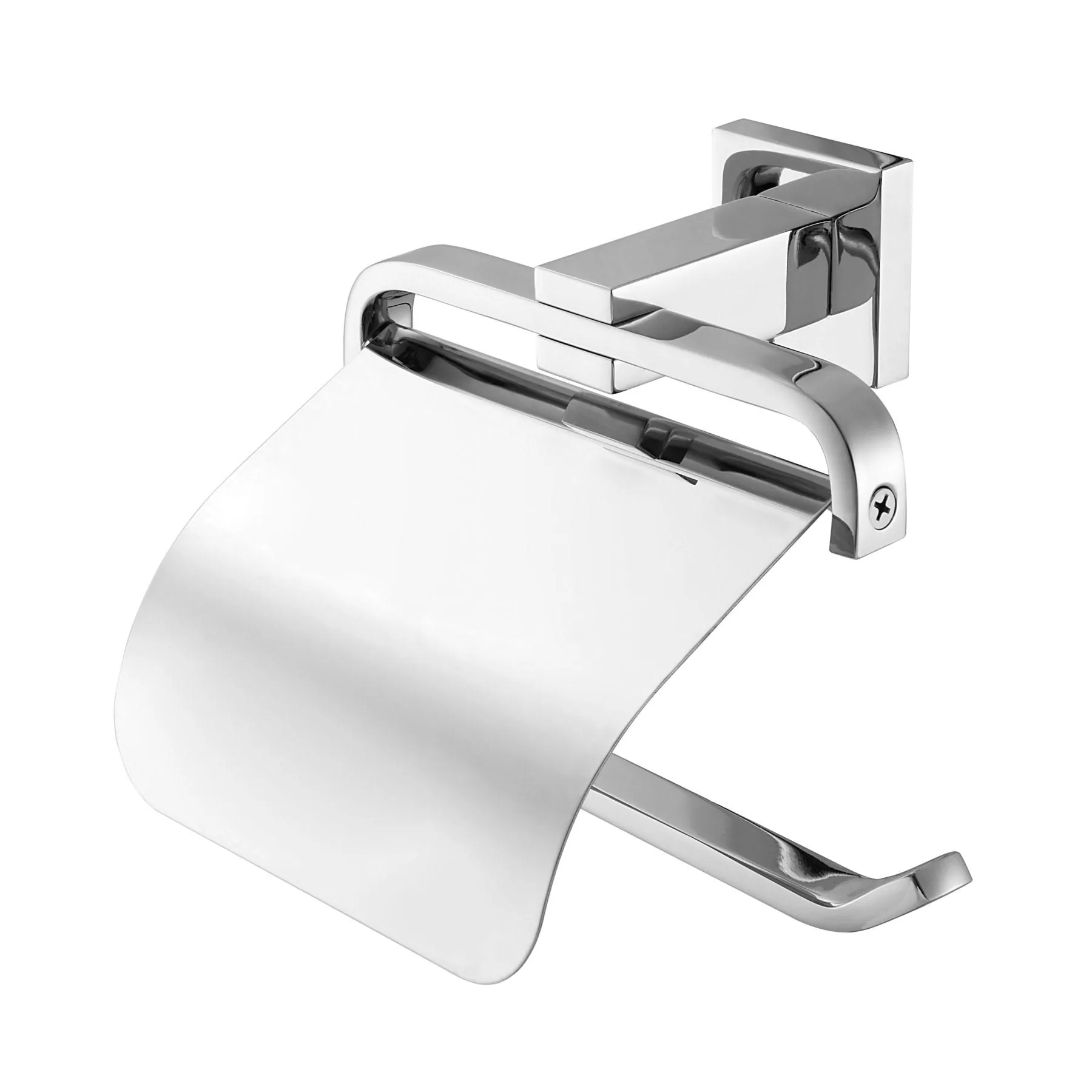 Porta Papel Higiênico Metal Simples Athena Meber