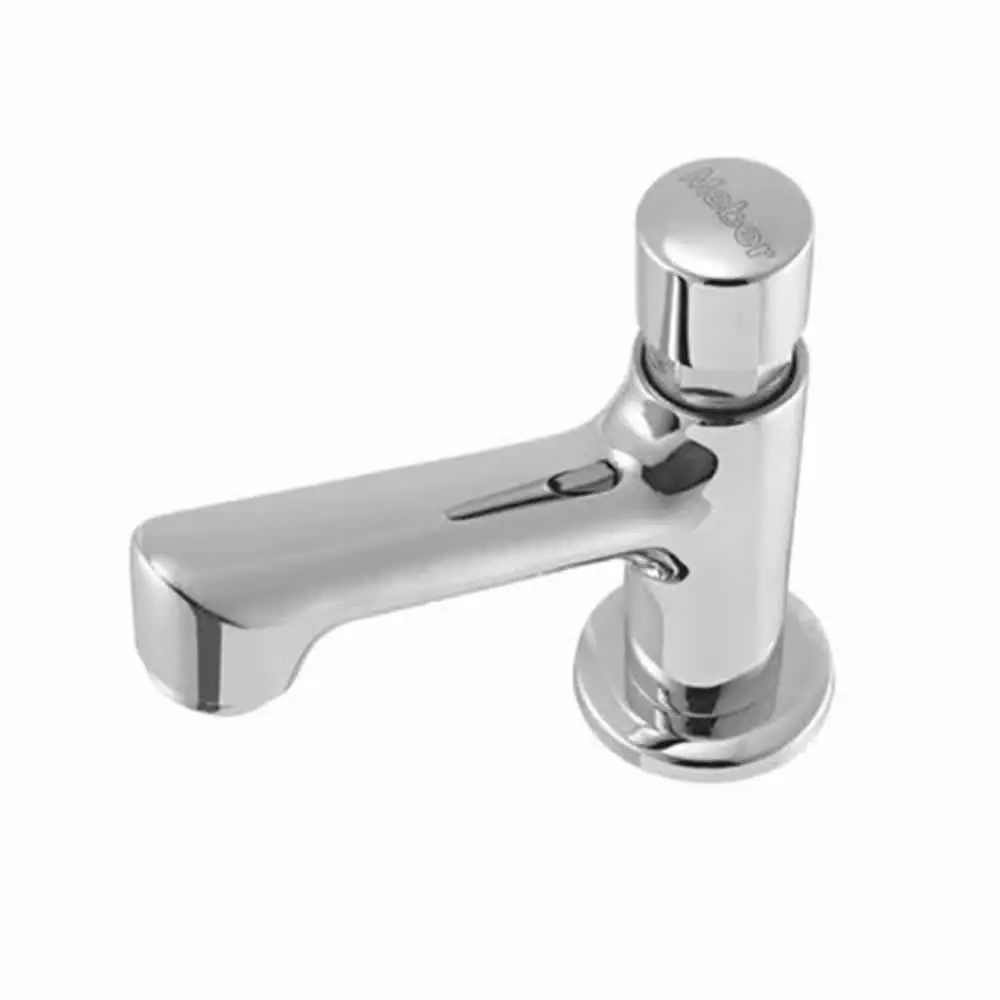 Torneira Para Banheiro Automática De Balcão 10065 Mebermatic Meber Metais Cromado