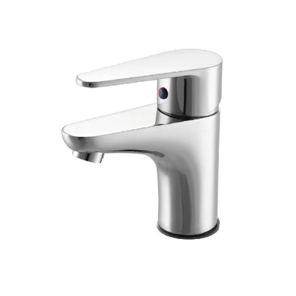 Torneira Monocomando para Pia de Banheiro Bica Baixa Cromada Minimal Meber