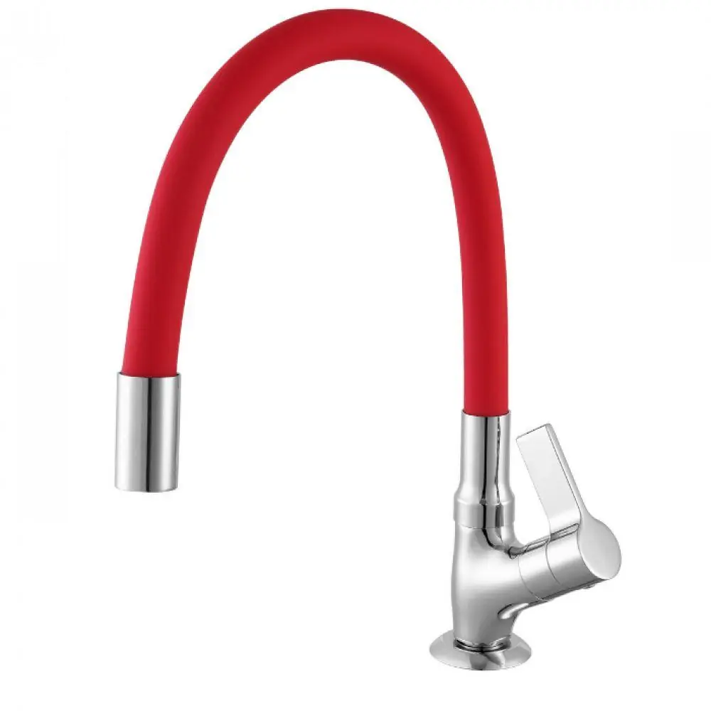 Torneira Para Cozinha 1173 Cromado/vermelho C36 Meber