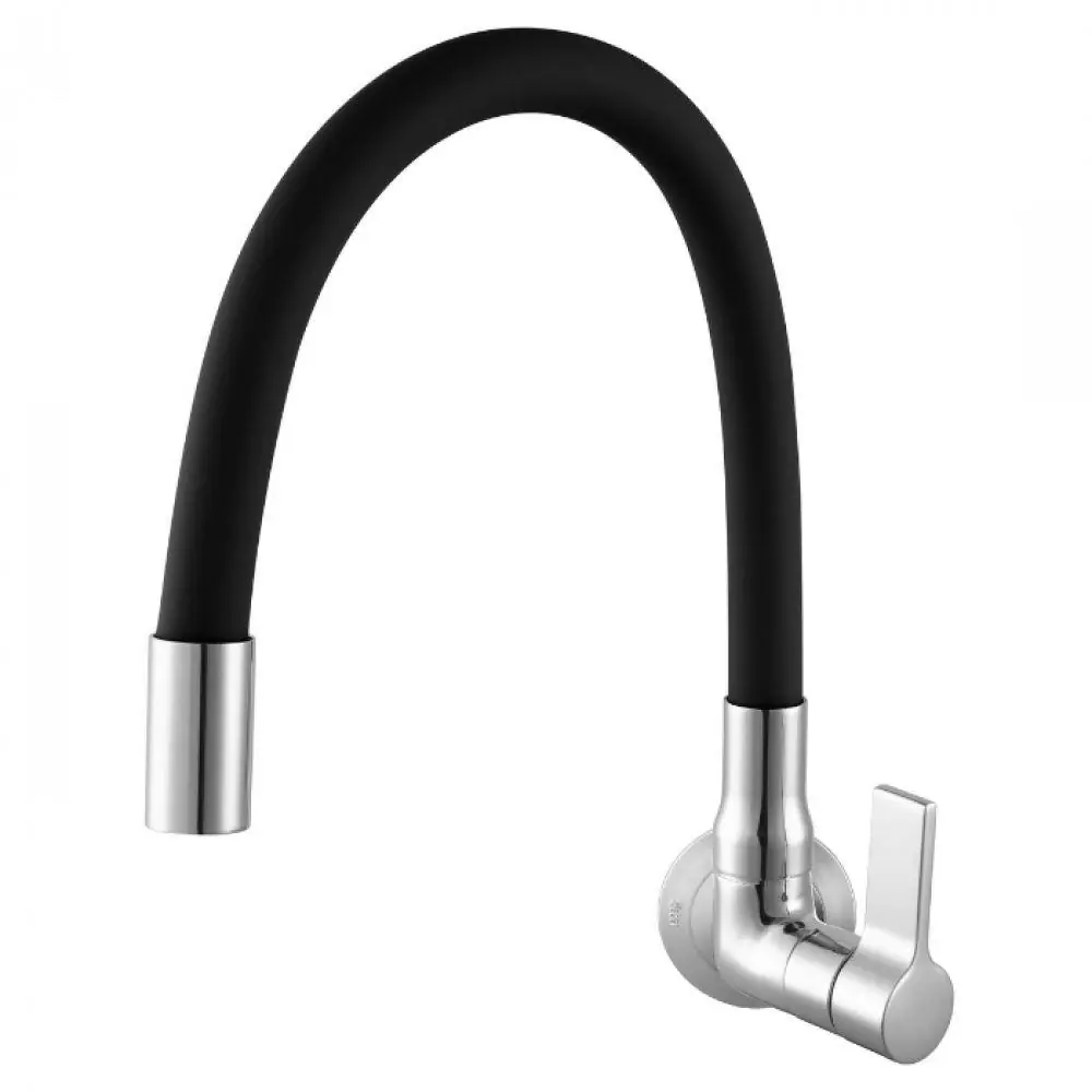 Torneira Para Cozinha Bica Móvel 1187 Cromado/preto Meber