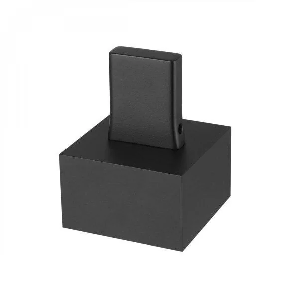 Acabamento Para Registro 1/2", 3/4" E 1" Axiom Slim Matte Meber Preto