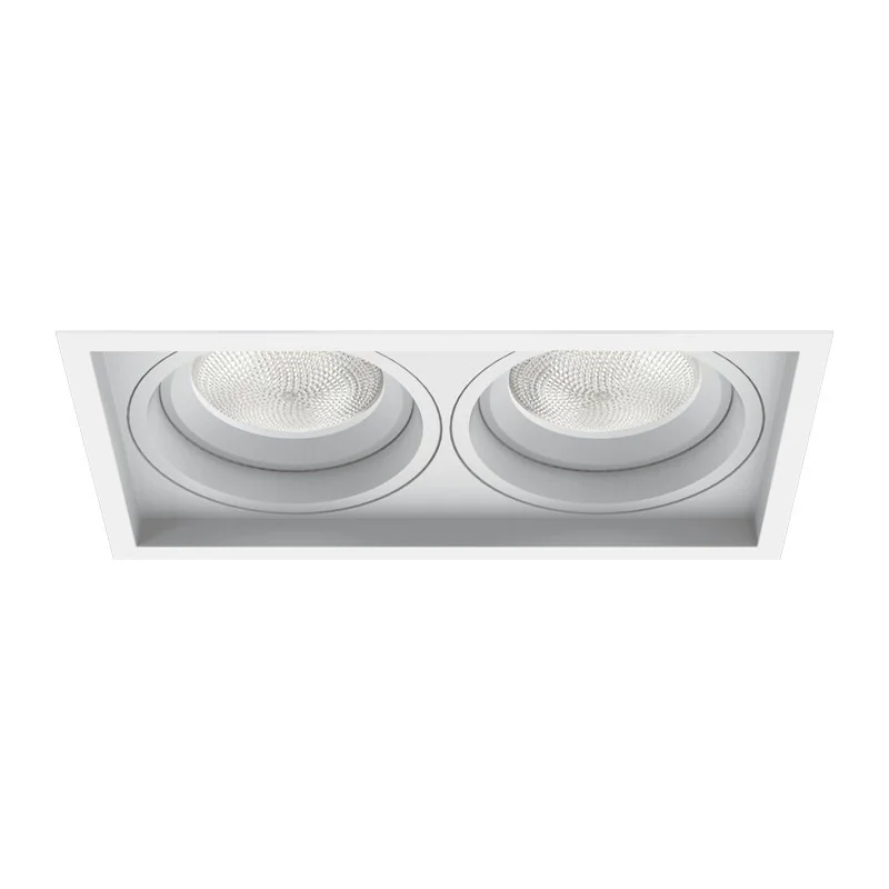 Spot Embutir Recuado Microborda Duplo Par20 Branco- Interlight