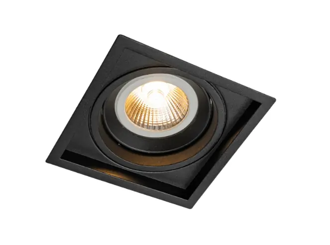 Spot Embutir Recuado Microborda Par20 Preto - Interlight