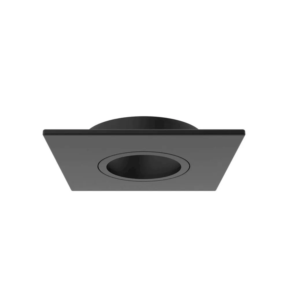 Spot Face Plana Embutir Qd Orientavel Mr16  Il Preto Micro Texturizado U