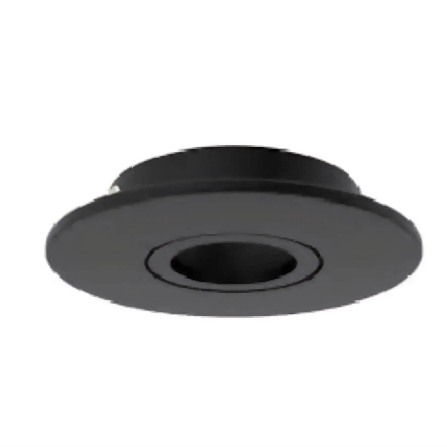 Embutido Redondo Face Plana Ar70 Preto - Interlight