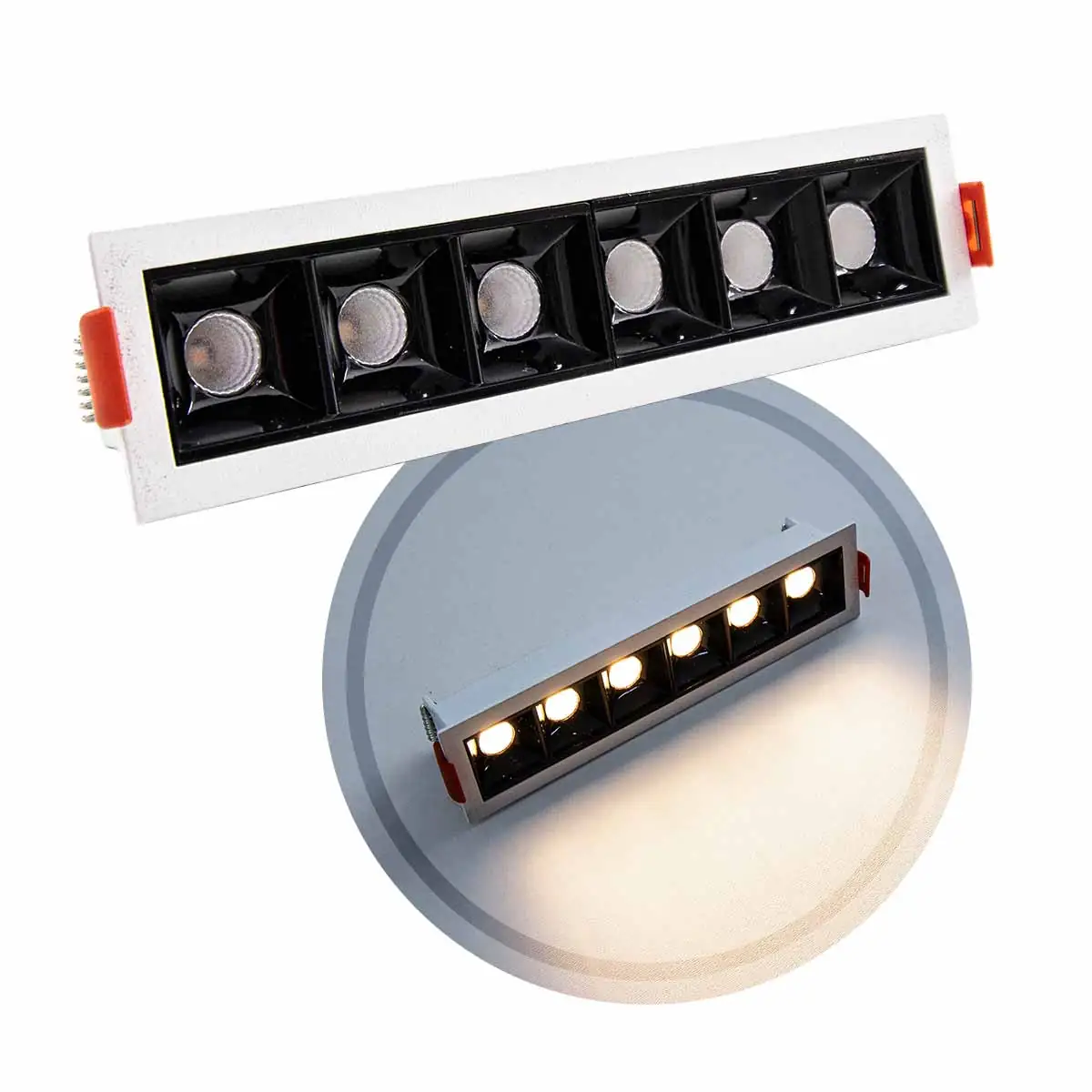 Spot Led Embutir Picco 14w 2700k Irc90 Preto/branco 4993 St3228