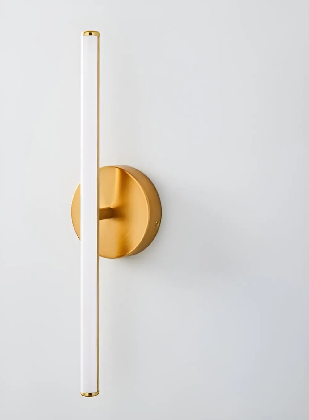 Arandela Moderna Slim Linear Minimalista Perfil Led Integrado 60cm - Dourado