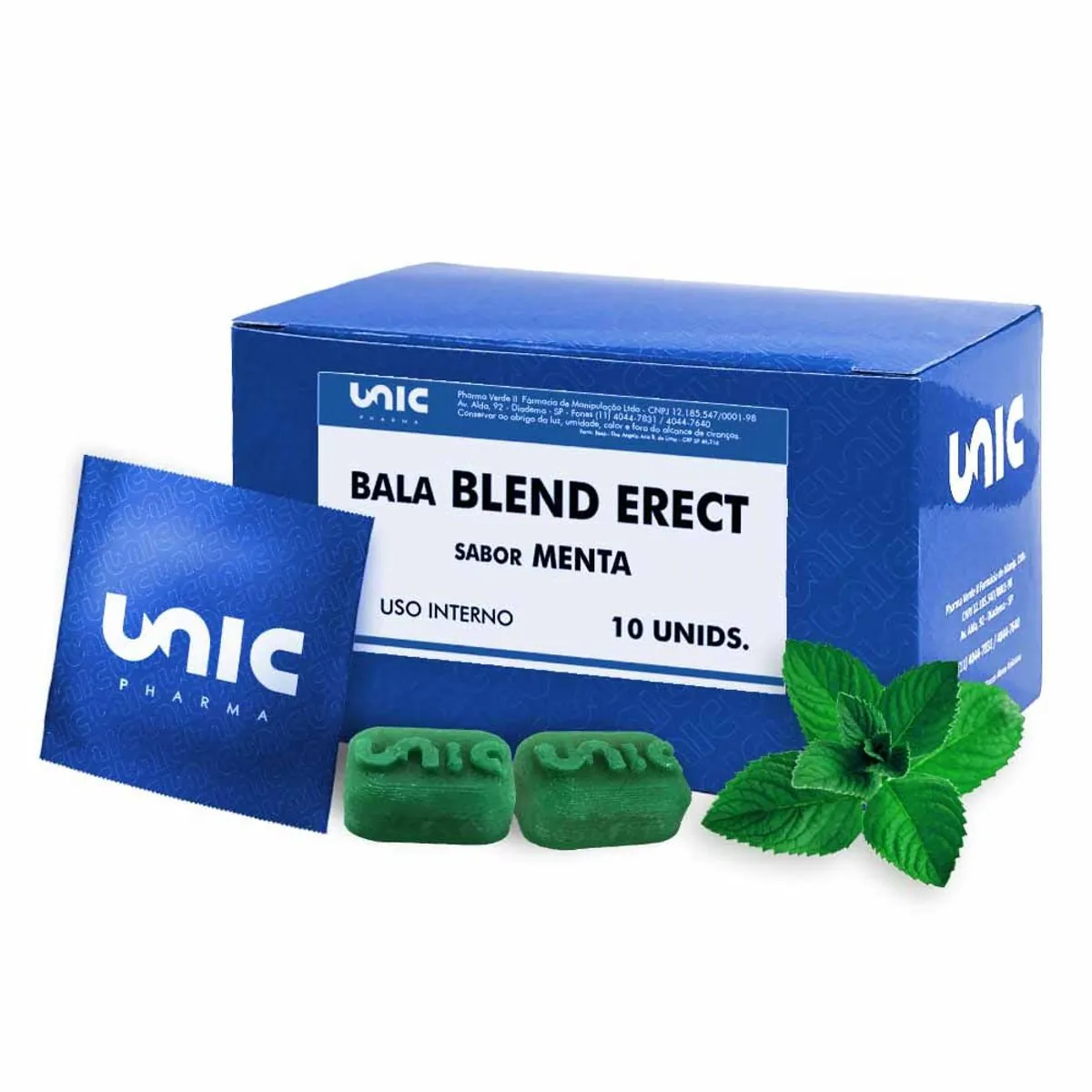 Blend Erect (Bala) - 10unids Menta