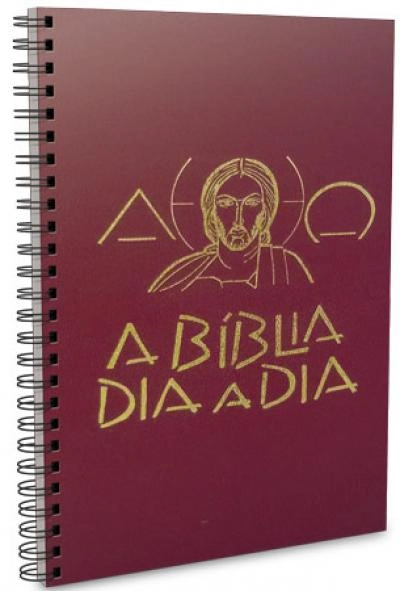 Biblia Dia A Dia 2018 Wire Bordo 511g Editora Paulinas
